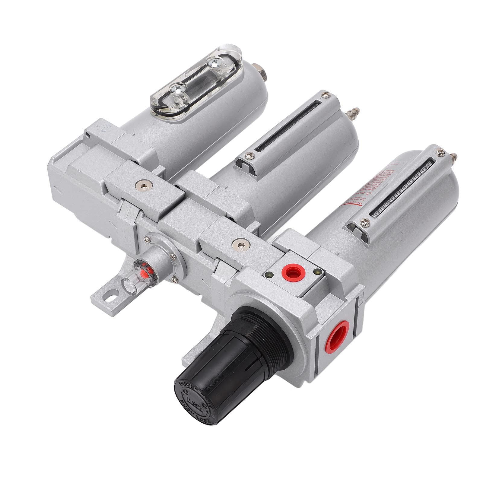 di Asciugatura Dell'aria a 3 Stadi Filtro Antiparticolato per Aria Compressa Industriale in Lega di Alluminio Resistente Essiccatore per Compressore(Scarico automatico NPT da 1/2 pollice)