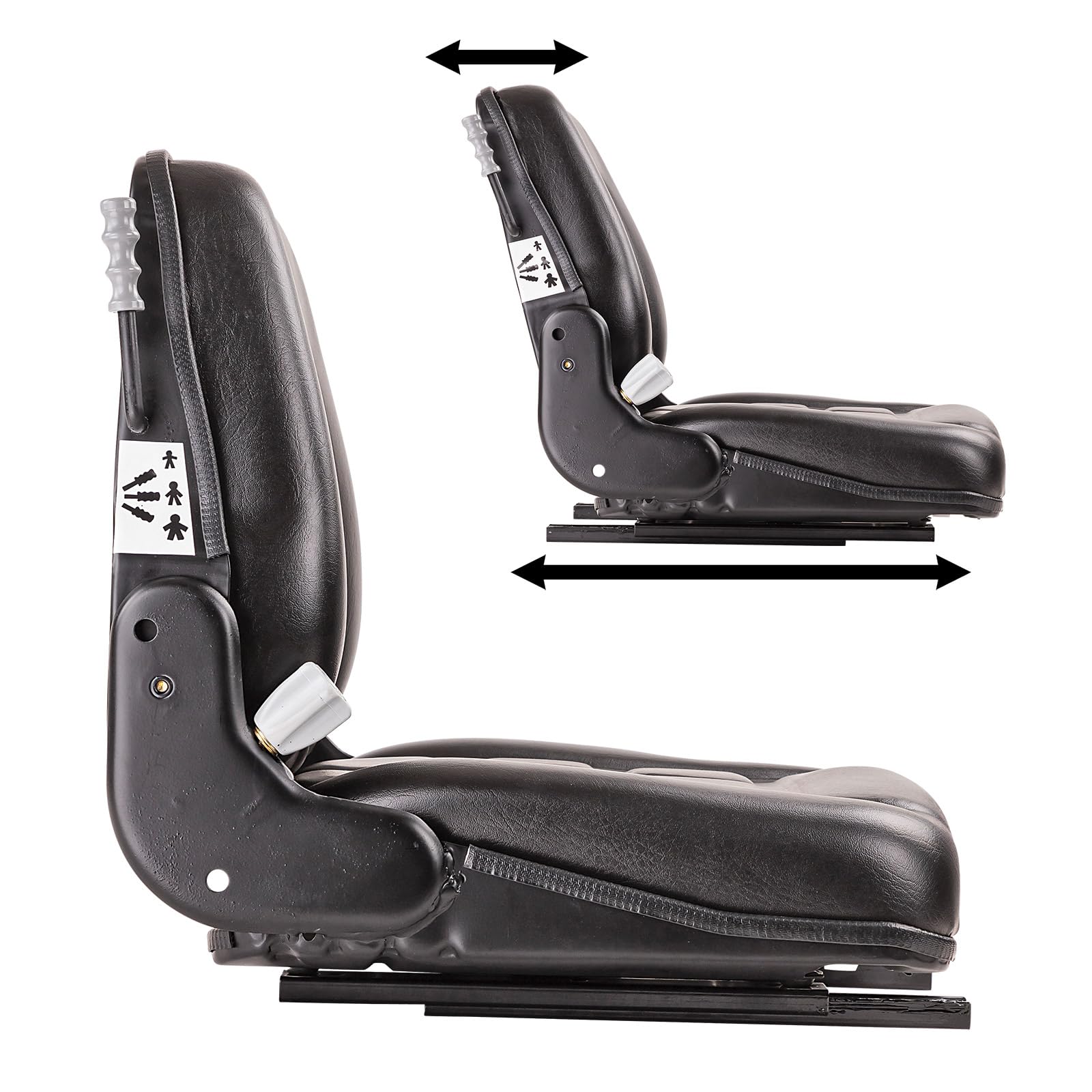 DEMA Universal Sitz mit Rückenlehne Staplersitz Traktorsitz Traktor Stapler CFS12