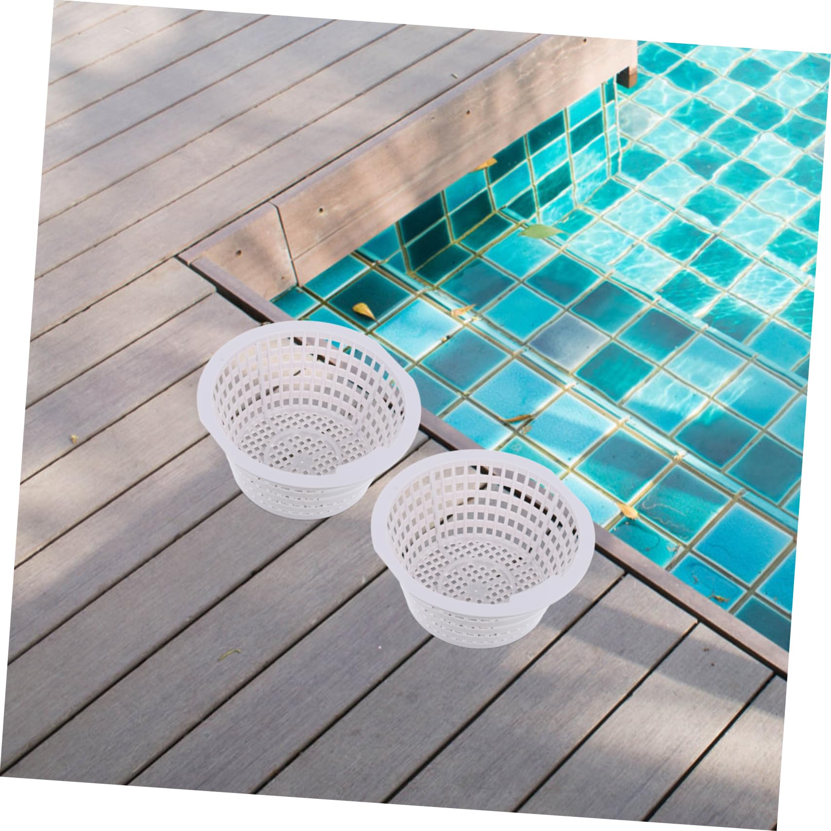 Didiseaon 3 Series Cesta para Piscina Inground Repuesto De Skimmer Eficaz Residuos Y Ligero De Limpiar Y Manejar 2 Piezas X 3
