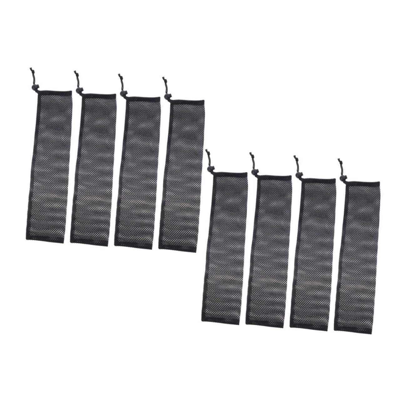 Sosoport 40pièces Alimentateurs Maille pour Oiseaux De Nourriture à Tirage Accessoire Pratique pour Oiseaux Jardin Noir