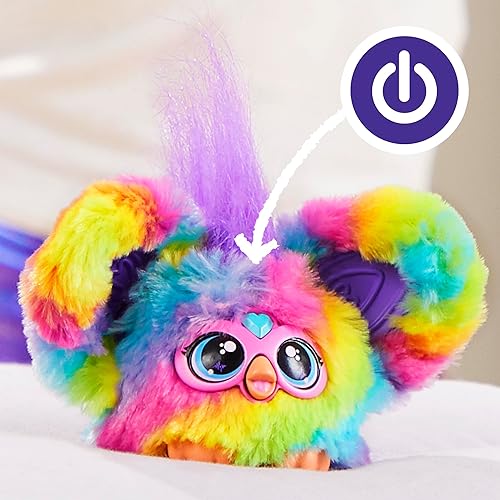 Miniatura 5 de Furby Furblets Ray-Vee Mini Friend, más de 45 sonidos, música electrónica y frases de furbish, juguetes de peluche electrónicos para niñas y niños