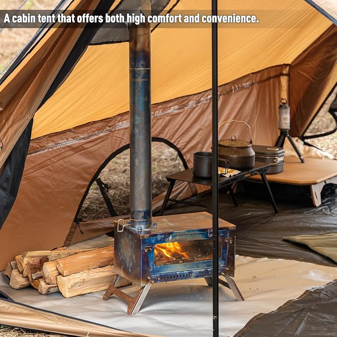 Carpa de campamento POMOLY CHALET 70 Pro para 2 personas miniatura 8