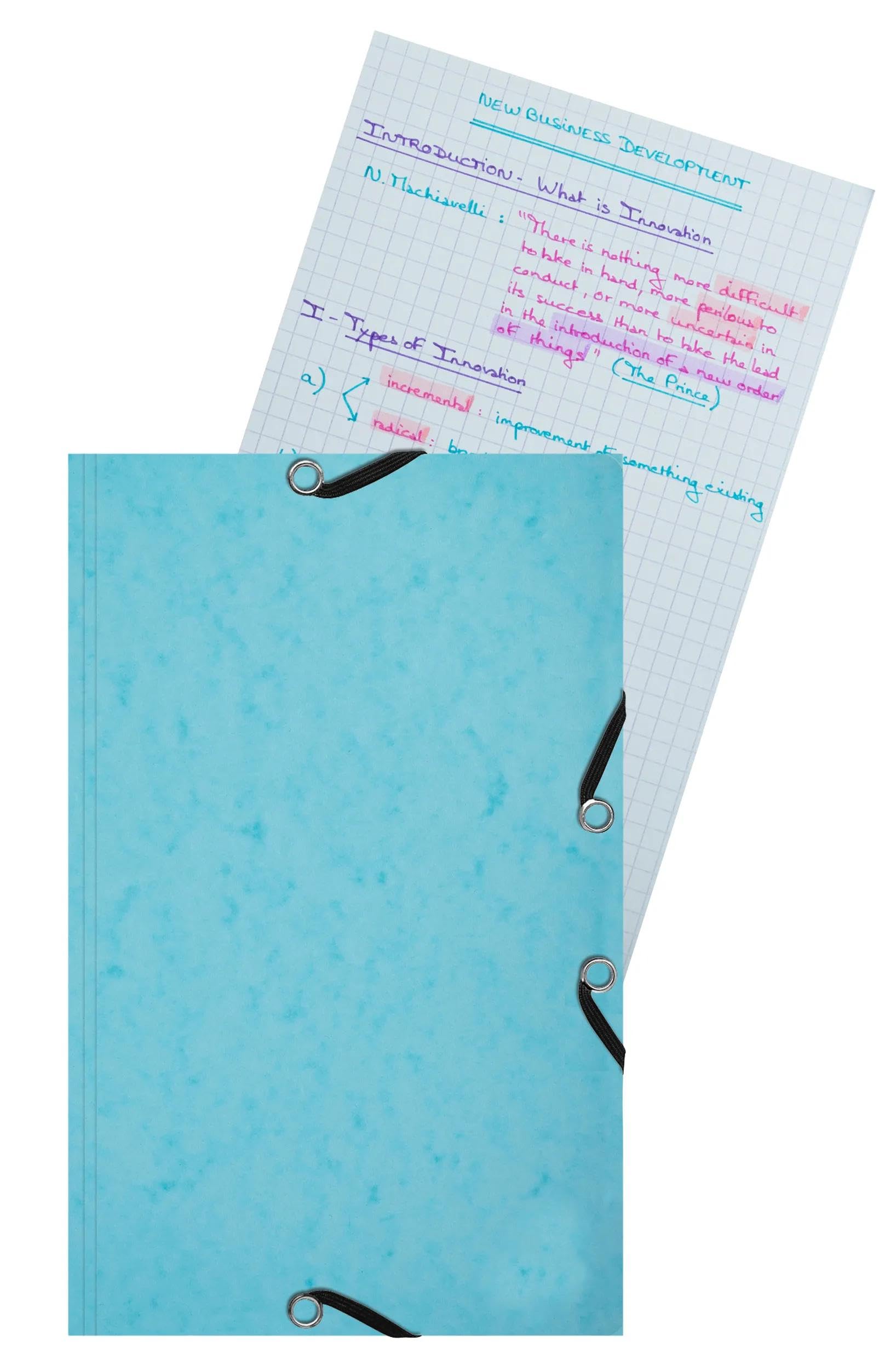 Exacompta Index Cards 55577E 125 X 200 Mm Assorted 12.5 X 20 X 0.6 Cm Pack Of 10