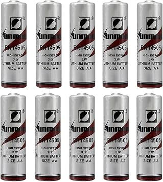 10 Pack ER14505 3.6V Lithium Battery AA Size 2400mAh LS14500 Non-Rechargeable Battery