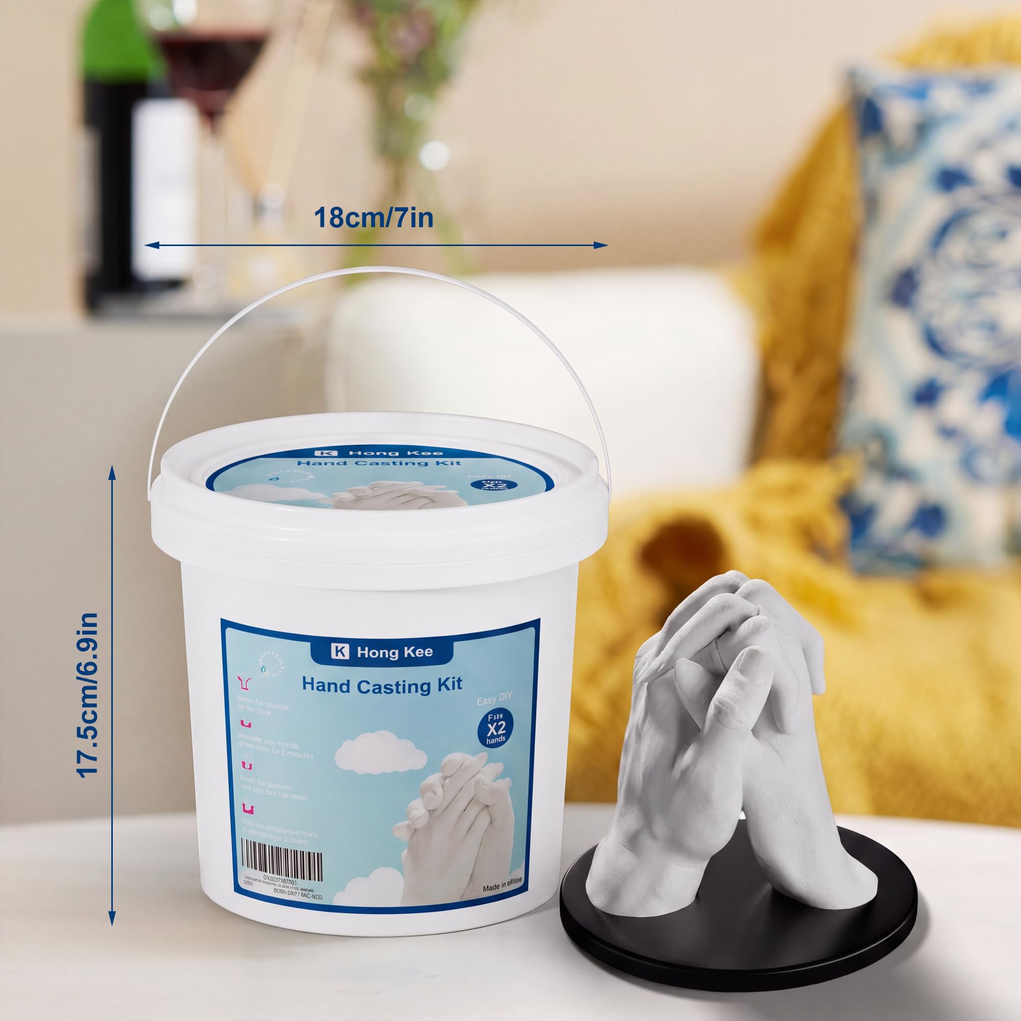 Hongkee Handguss-Set, DIY-Formset für Paare, Familie und Freunde