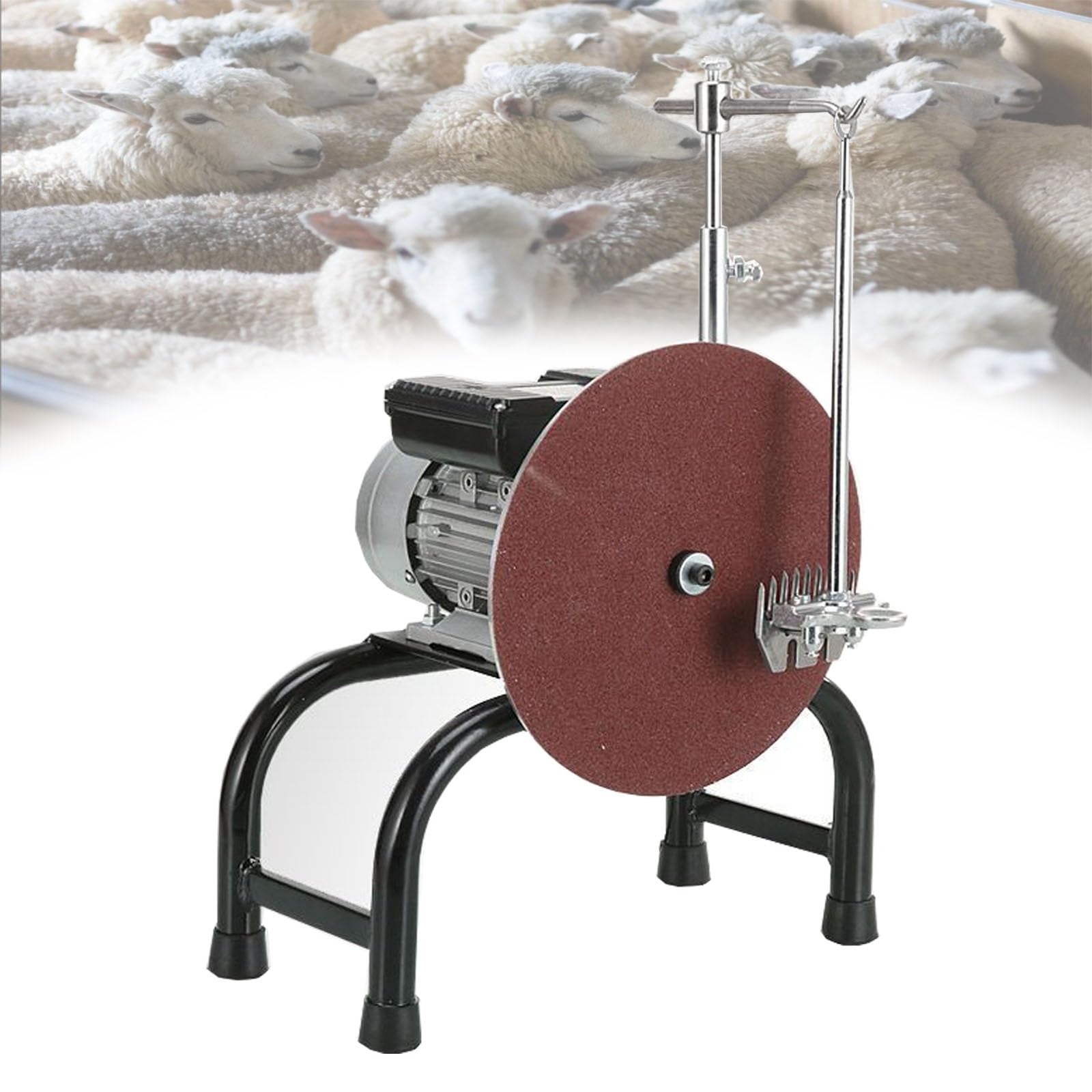 GYKOZY Electric Shears Sharpener, Precision Blade Grinding Device, Fast Polishing for Sheep Shearing Blades, Professional Accessory for Farm Livestock