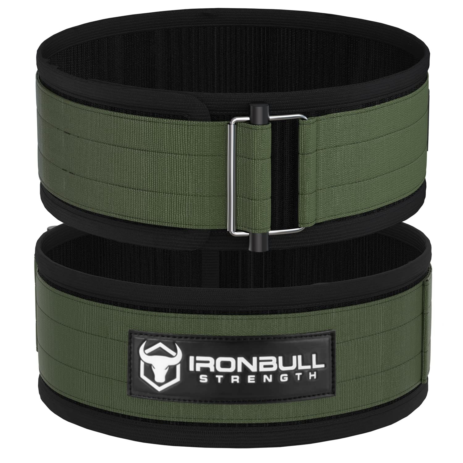 Lifting Belt for Weightlifting, Cross-Training, Olympic Lifting & Bodybuilding | Auto-Lock Padded Nylon Back Support for Squats, Deadlifts Bench Press, Gym, Workout