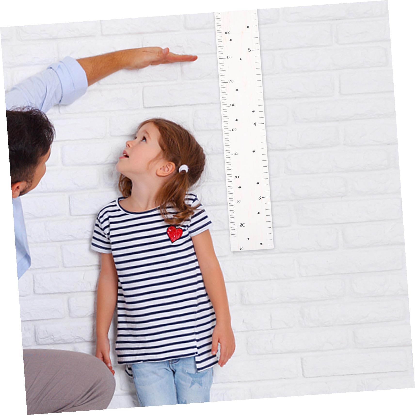 TOYANDONA Tabla De Madera De Altura Medidor De Crecimiento Infantil Para Pared Tablas De Crecimiento De Madera Decoración Para Sala