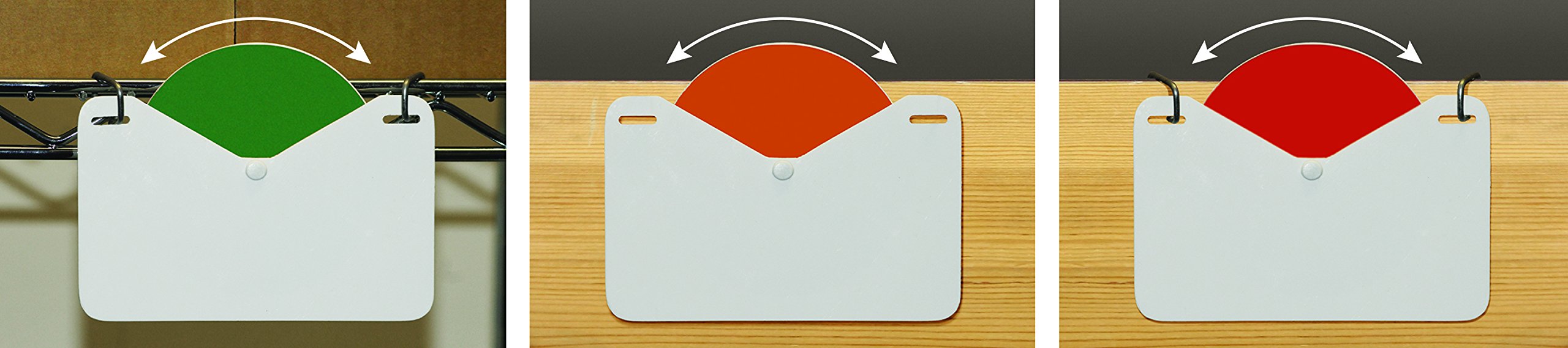 The Products Store Stock Level Indicator Wheel - Stock Management System - Pack of 10 (Magnetic)
