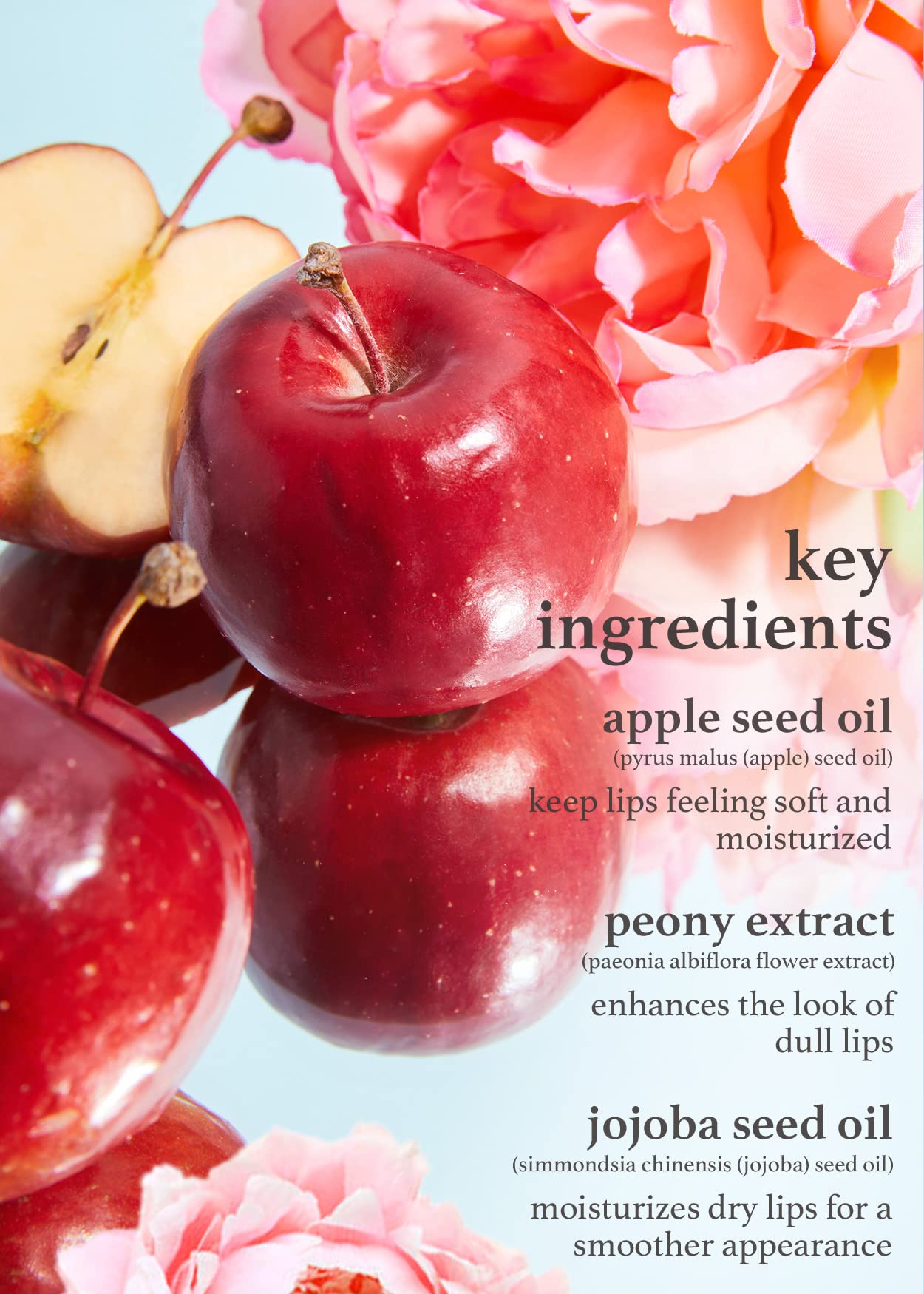 NOONI Korean Lip Oil - Appleberry | Long-Lasting, Moisturizing, Plumping, Revitalizing for Dry Lips, Waterproof, No Peel Off, Hydrating, Nourishing Crystal Clear, Stocking Stuffers, 0.12 FL Oz: 02. Applepeony