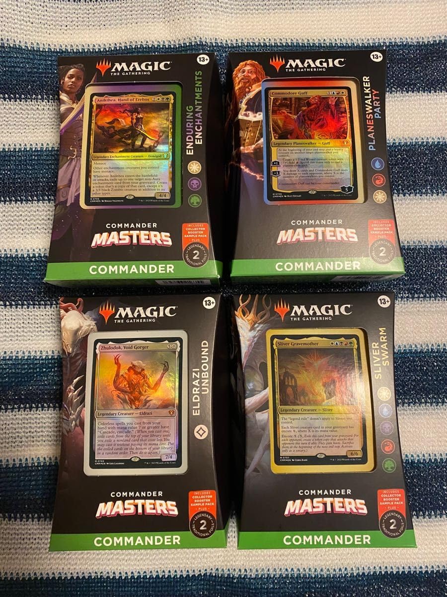 統率者マスターズ 統率者デッキ 四種セット 統率者マスターズ 統率者