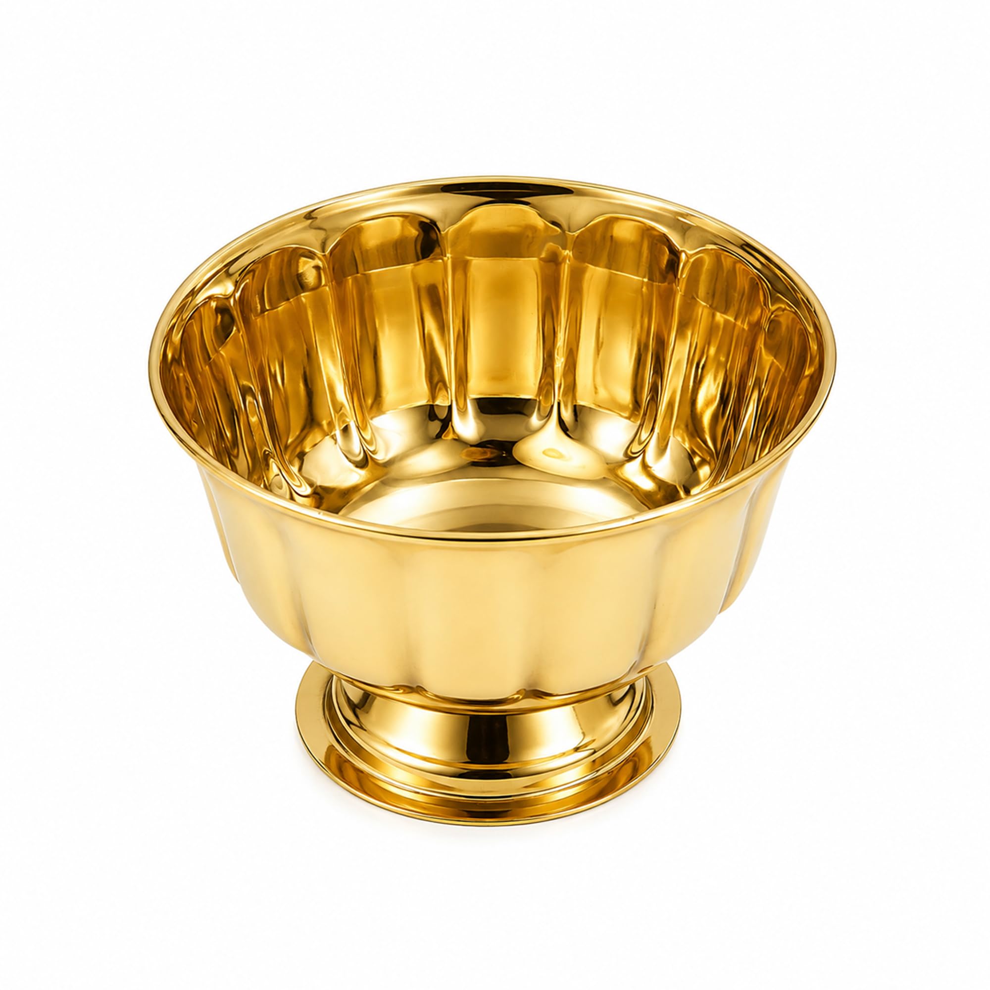 Putrika Brass Chandan Bowl for Pooja|Traditional Brass Bowl for Tilak,Kumkum,Roli,Haldi Use|Chandan Holder for Mandir and Ritual Use|Multipurpose Stand for Temple Home Pack-2 (1) 1