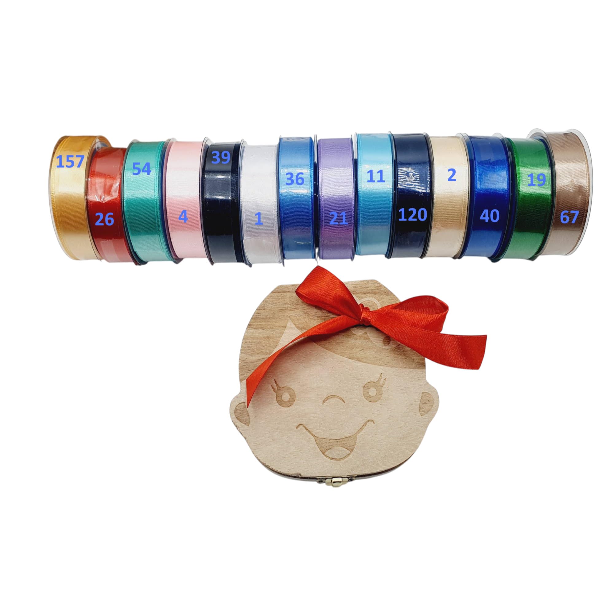 Boîte à Dents de Lait Personnalisée en Bois Coffret Souvenir Bébé Gravure Prénom