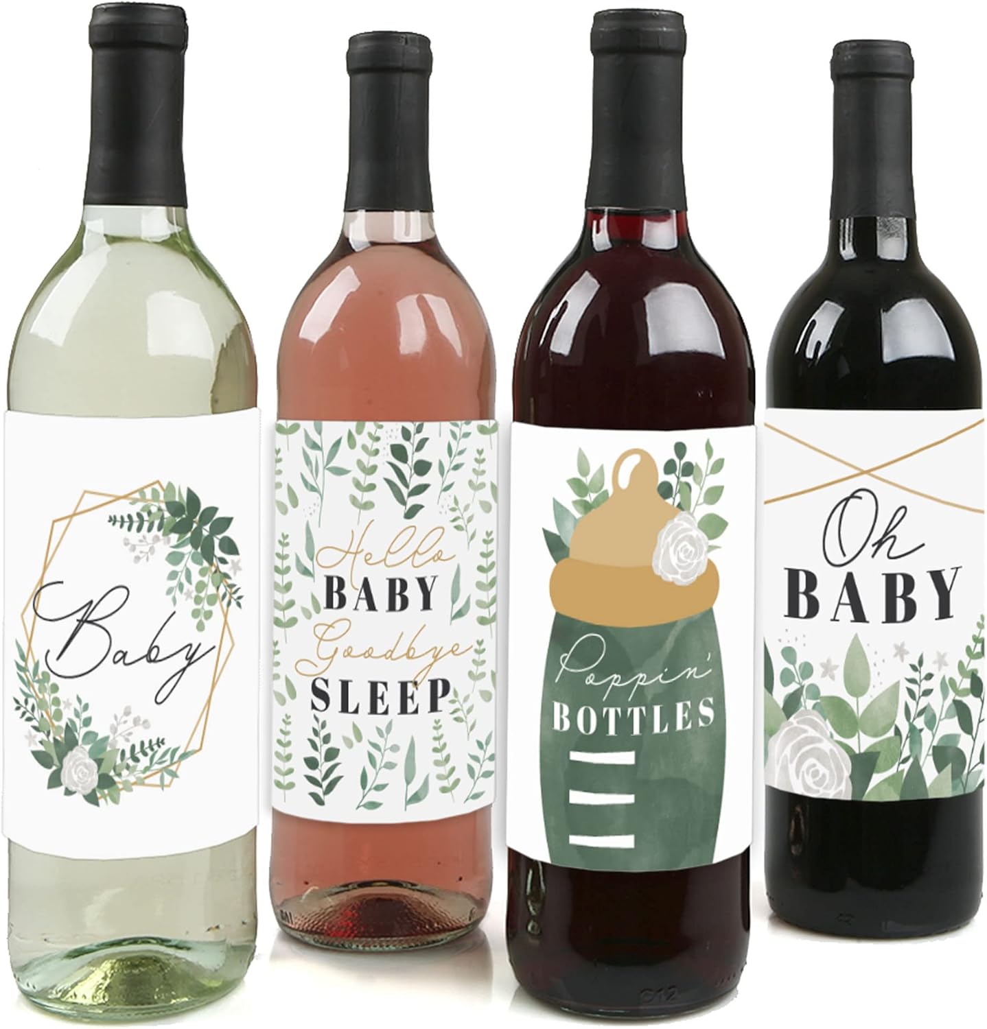 Big Dot of Happiness Boho ボタニカルベビー - Greenery ベビーシャワーデコレーション 男女兼用