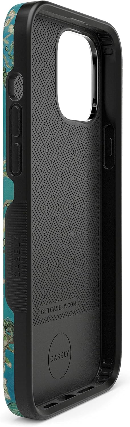 Casely iPhone 13 Pro Case | Van Gogh | Almond Blossom Floral | Bold Protective Design | Compatible with MagSafe