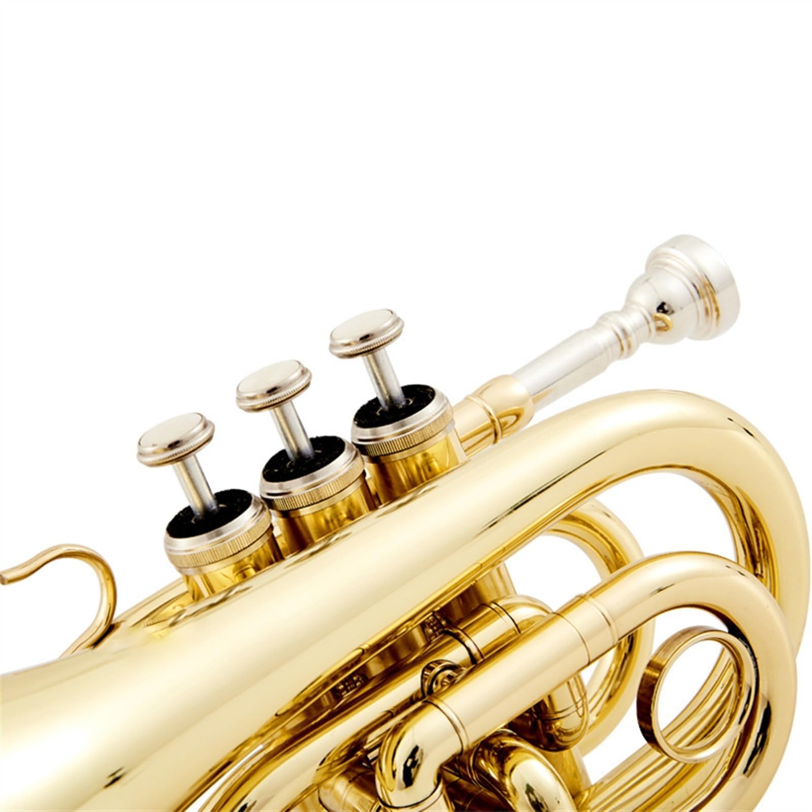 początkujących trąbka Instrumenty Trąbka B-dur Trąbka Kieszonkowa Kornet Mosiądz Lakierowany Dźwięk Standardowy