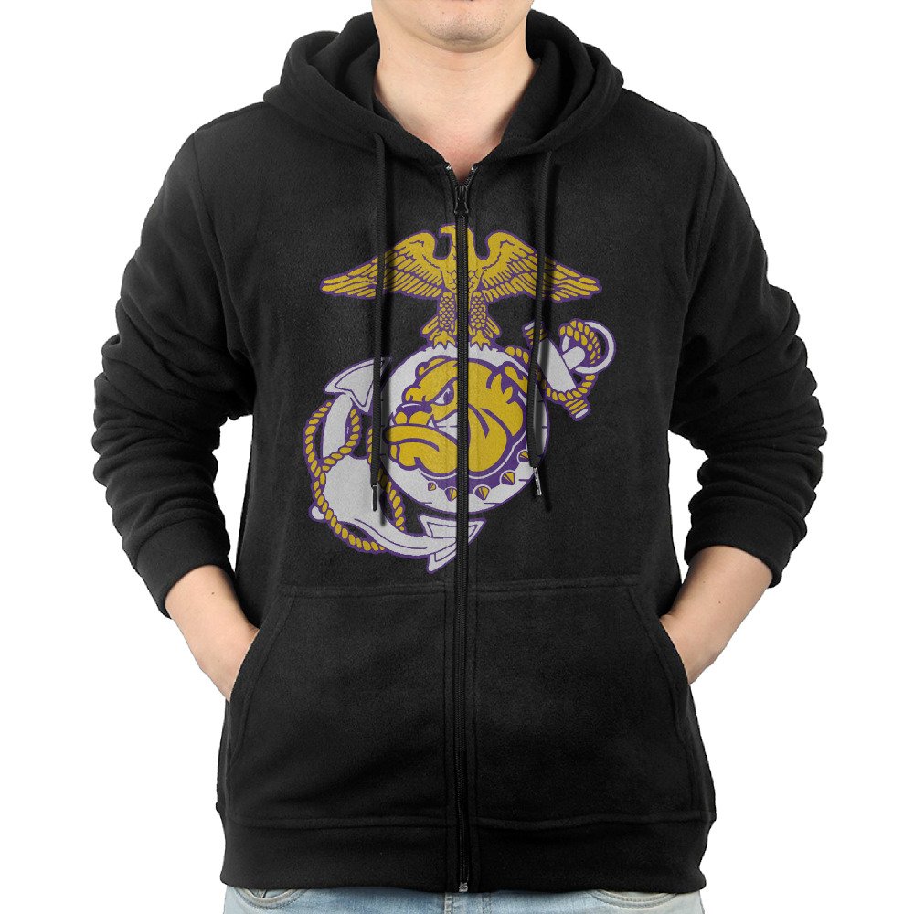 Field Hedda Men Hoodie Western Illinois University Zip Sweatshirt