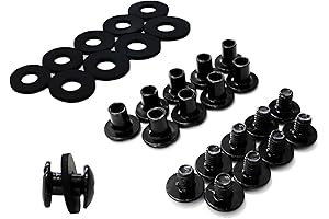 Grizzly Battle Backplate Screws: Precision Fasteners for Leatherworking & Holster Crafting