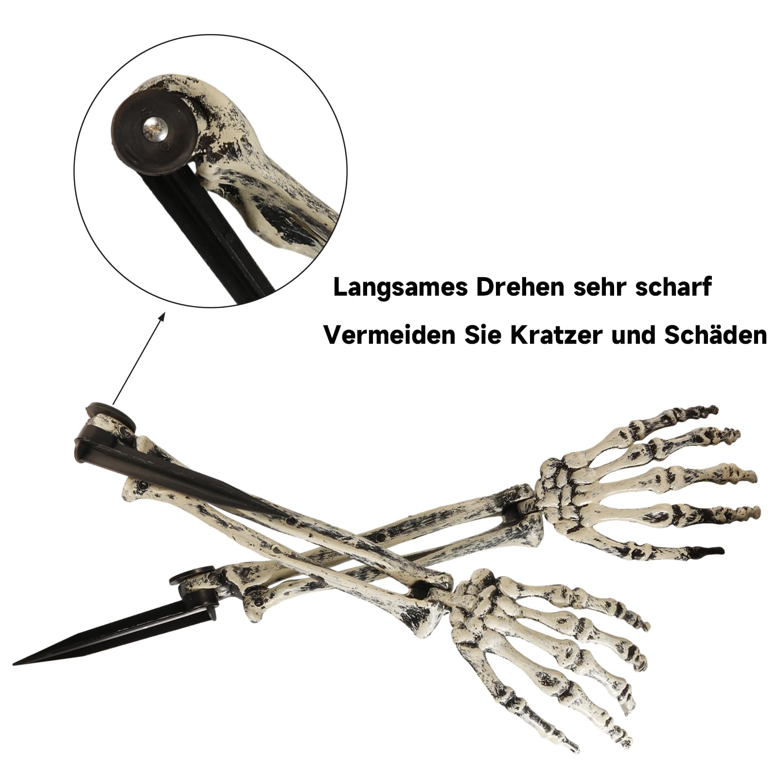 Lapide Halloween, Scheletro Mani, Scheletro Halloween Teschio