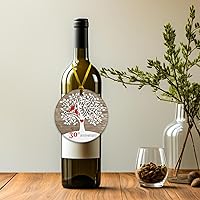 Vista 5 de REWIDPARTY Adorno de 30 aniversario de boda, regalo de árbol de 30 aniversario, recuerdo de aniversario de matrimonio para parejas, adorno