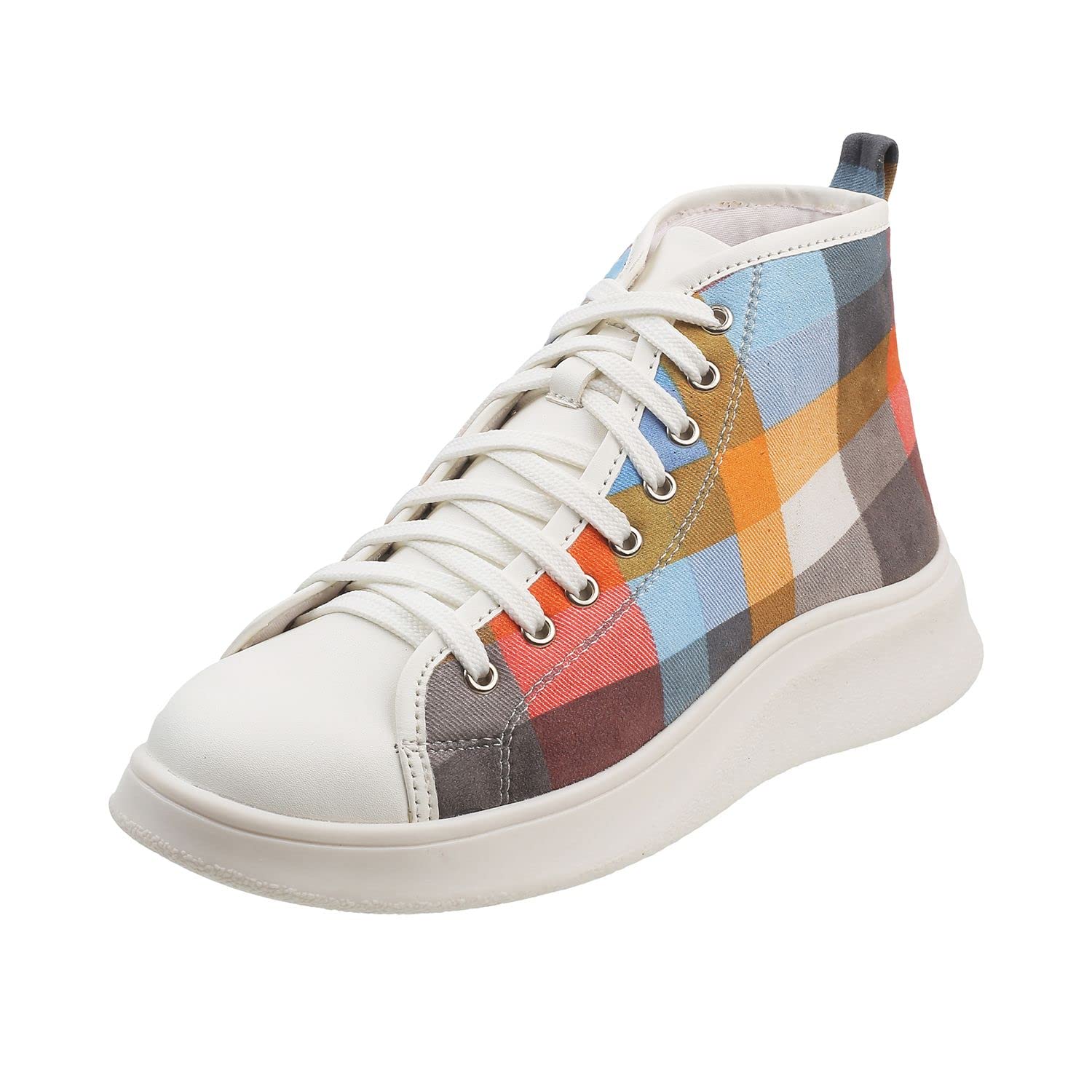 Mochi Women White/Multi Synthetic Leather Sneaker UK/4 EU/37 (31-5261) (B0BM7Z1PDL) Amazon Price History, Amazon Price Tracker