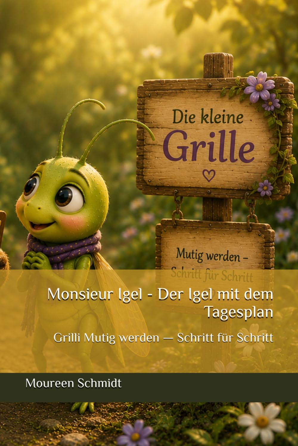 Monsieur Igel - Der Igel mit dem Tagesplan: Grilli Mutig werden — Schritt für Schritt (Brummelhummel und ihre Freunde)