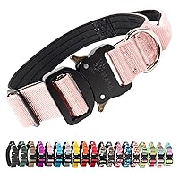 TSPRO Premium Collare per Cani, Regolabile Collare Tattico con Maniglia e una Robusta