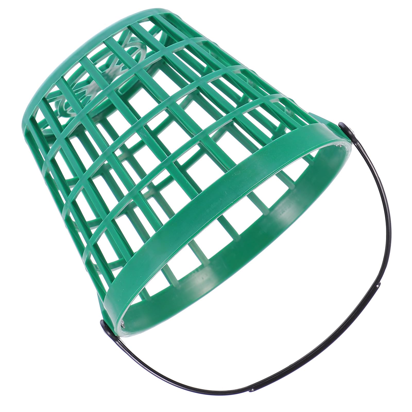 Contenedor de bolas de golf de nylon verde para 150 pelotas con asa cómoda 8