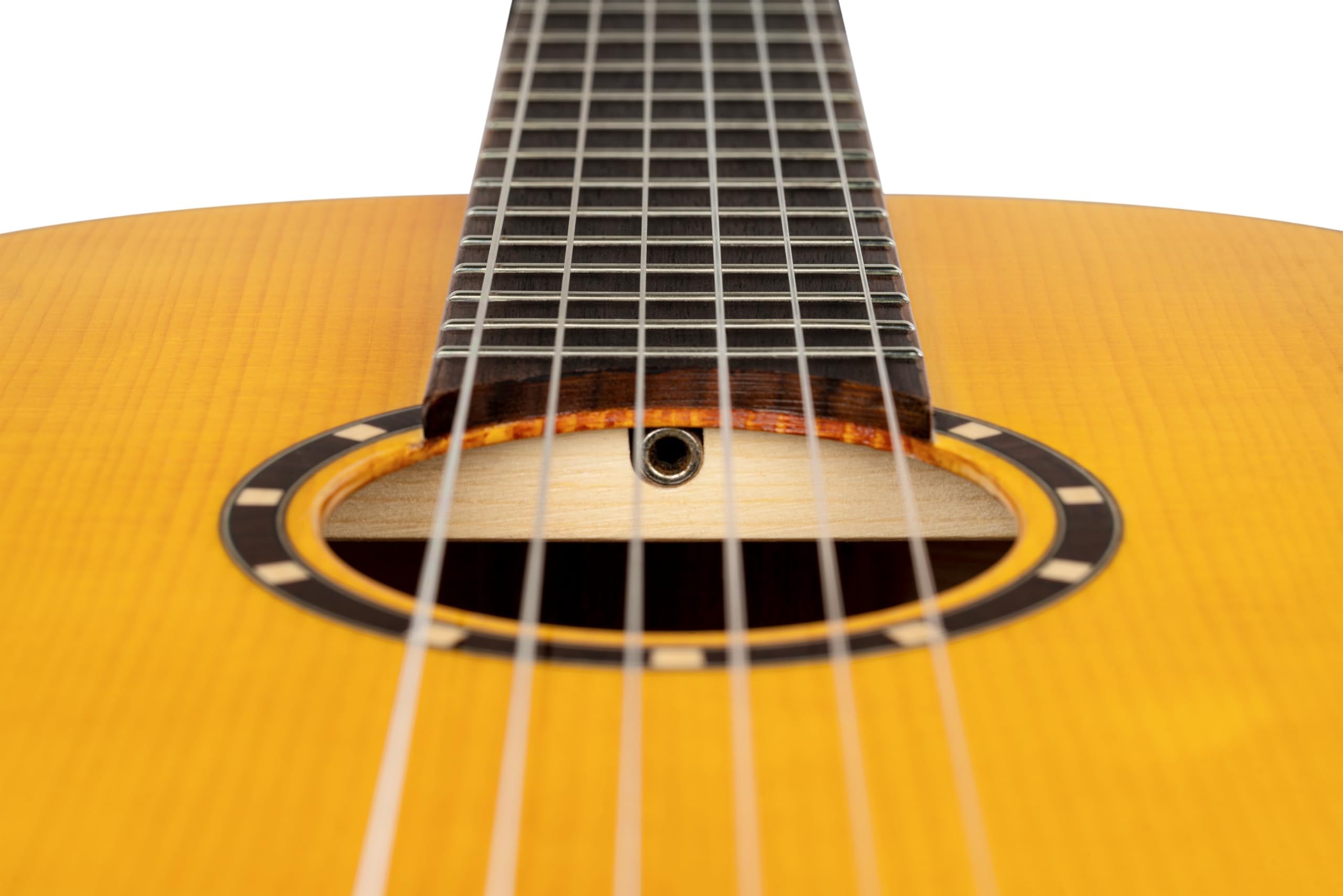 Ortega Guitars Family Series Pro - Guitarra de concierto flamenco 4/4 (pícea y ciprés, acabado brillante, incluye funda R170F)