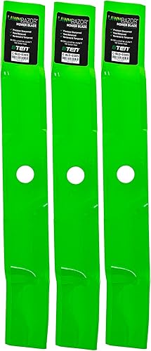 Miniatura 1 de 8TEN LawnRAZOR - Cuchilla para John Deere X949 Z445 Z520A Z535R Z540R M653 X710 X730 54 pulgadas cubierta M135334 (triturado) paquete de 3