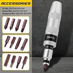 Toolwiz 1/2" Hand Impact Screwdriver Set - 14 Pcs, Reversible Manual Impact Driver with S2 Steel Screwdriver Bits for Disengage Rusted Fasteners or Frozen Bolts