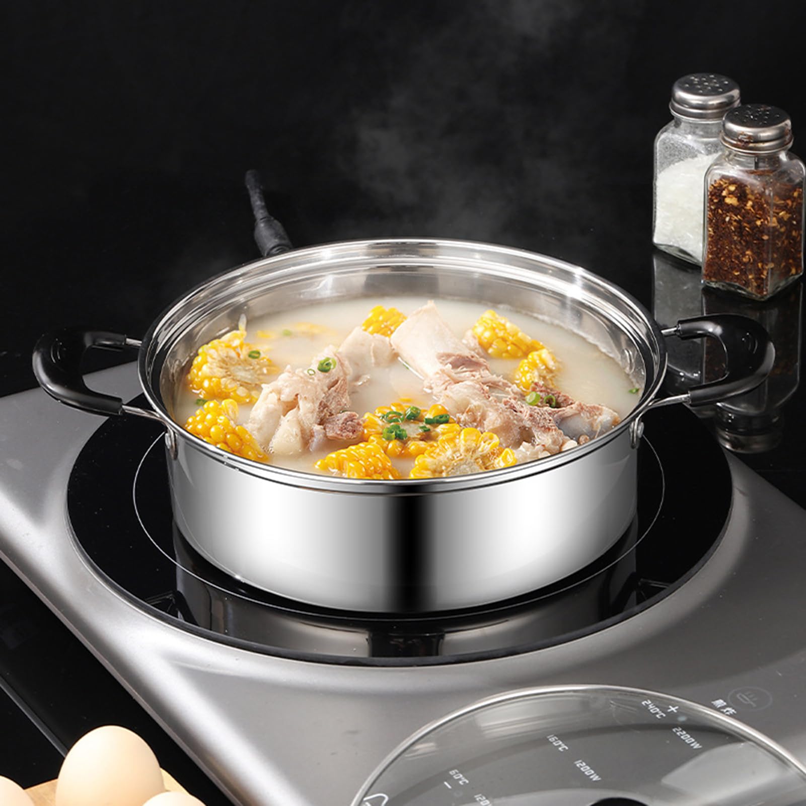 Sartén de cocina de huevo escalfado Poacher antioxidante