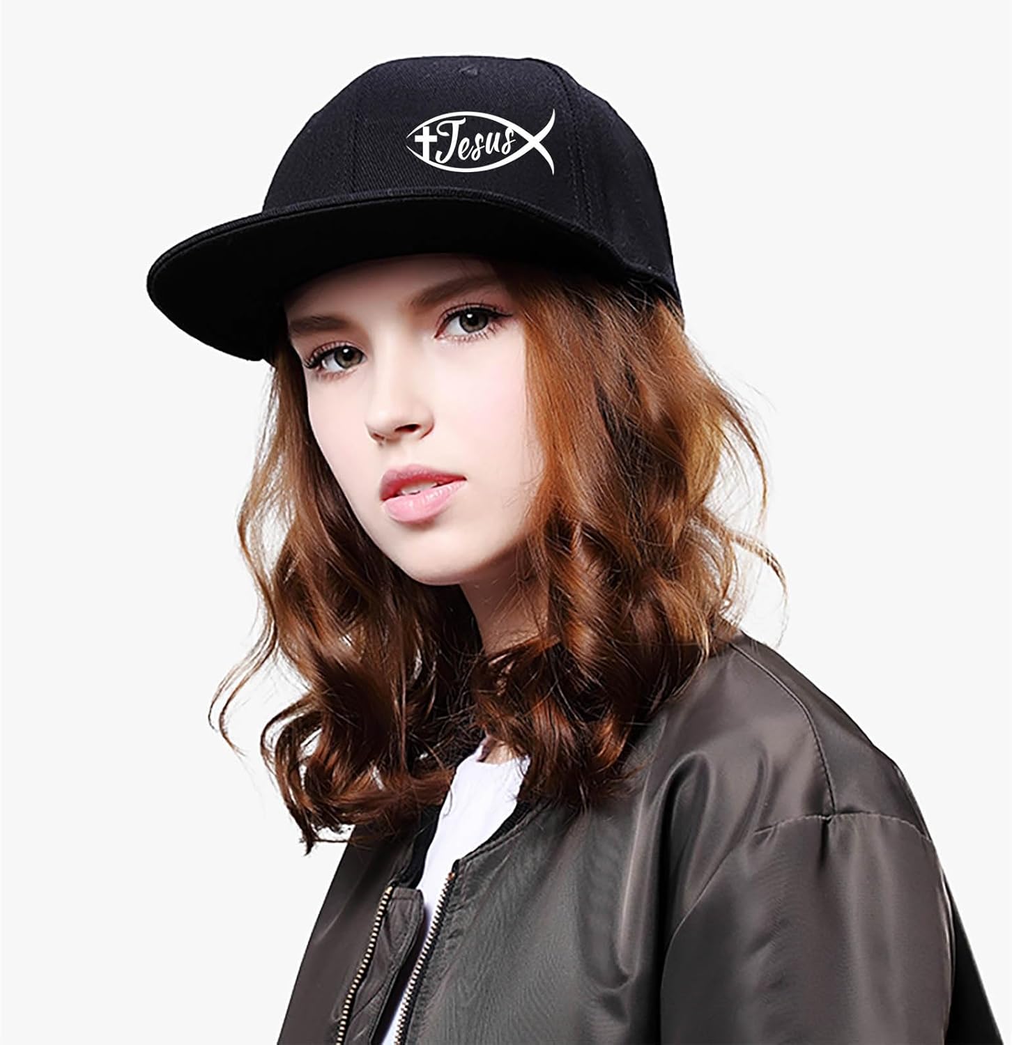 Snapback Hats for Men Flat Bill Hats for Men Fitted Hat Black Baseball Hats Hip Hop Caps - Image 4