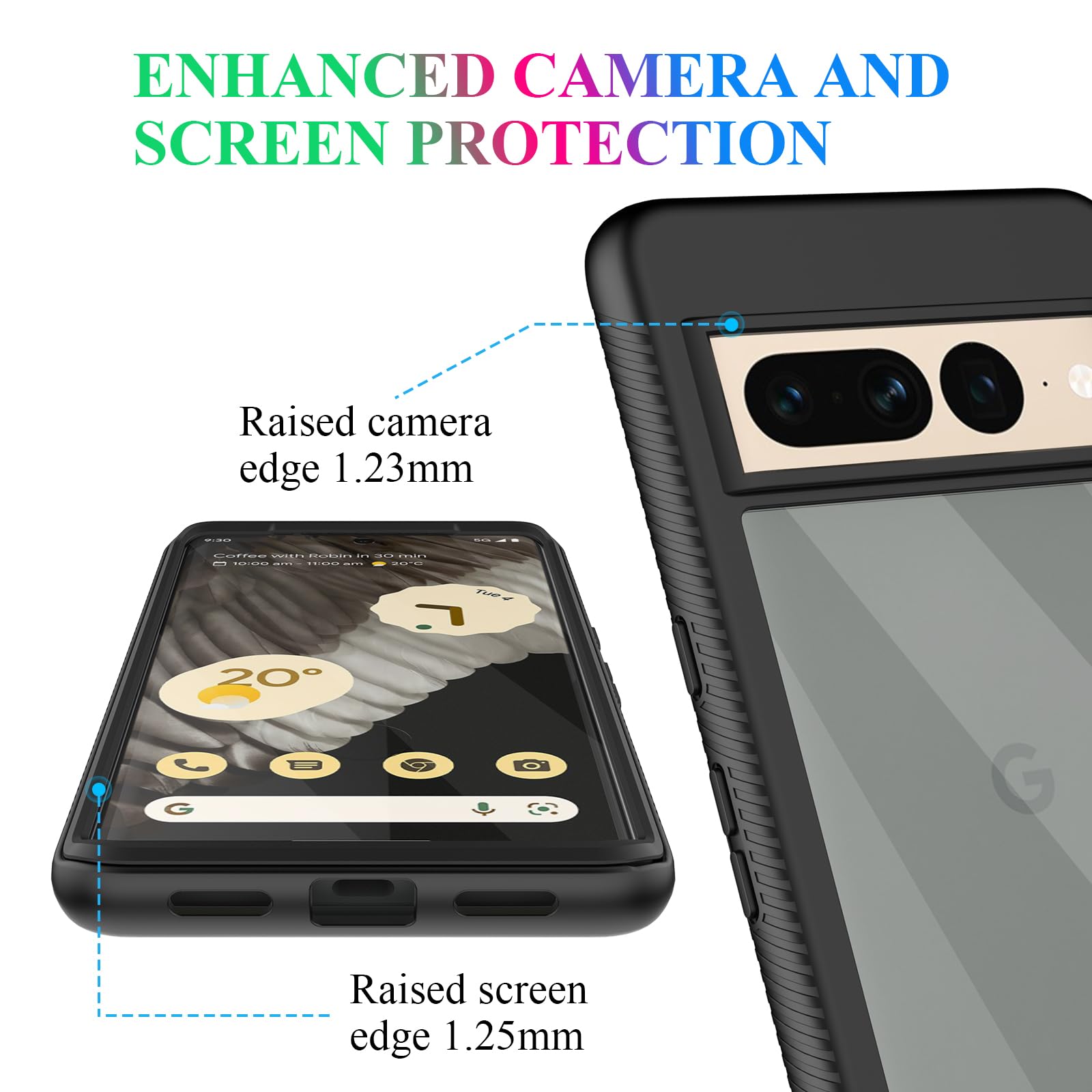 Custodia Case-Mate Tough Clear per Pixel 7 Pro - Google