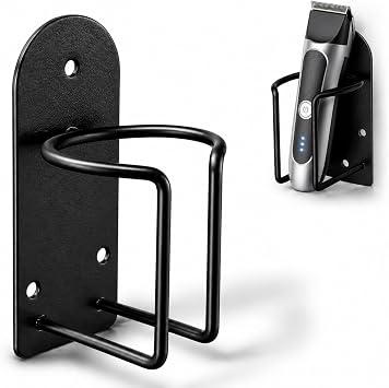 Balacoo Barber Hair Clipper Holder, Wall Mounted Salon Tool Organizer