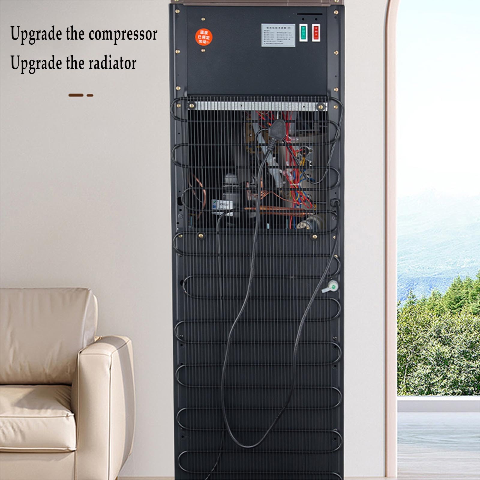 Distributeur d'eau sur Pied Autonome, Trois Températures d'eau, Fontaine Eau Fraiche Chaude Et Froide, pour Une Utilisation À Domicile Ou en Petite Entreprise,001,Hot and Cold Types