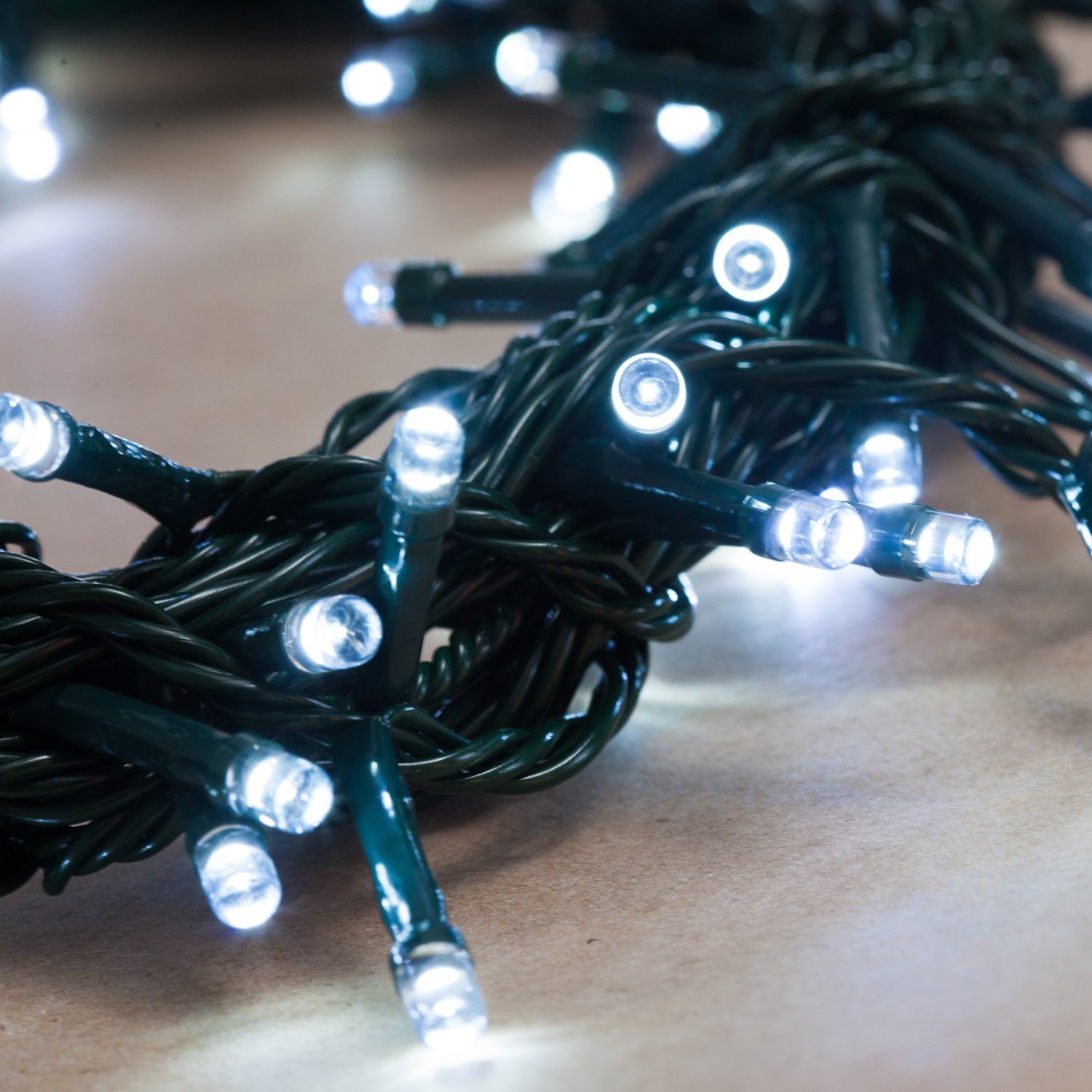 Battery Operated 34 Foot String featuring 100 LED Decorative Fairy bulbs for lighting the home. Great for all holidays including Christmas, Birthdays, Weddings (100 LED, WARM WHITE)