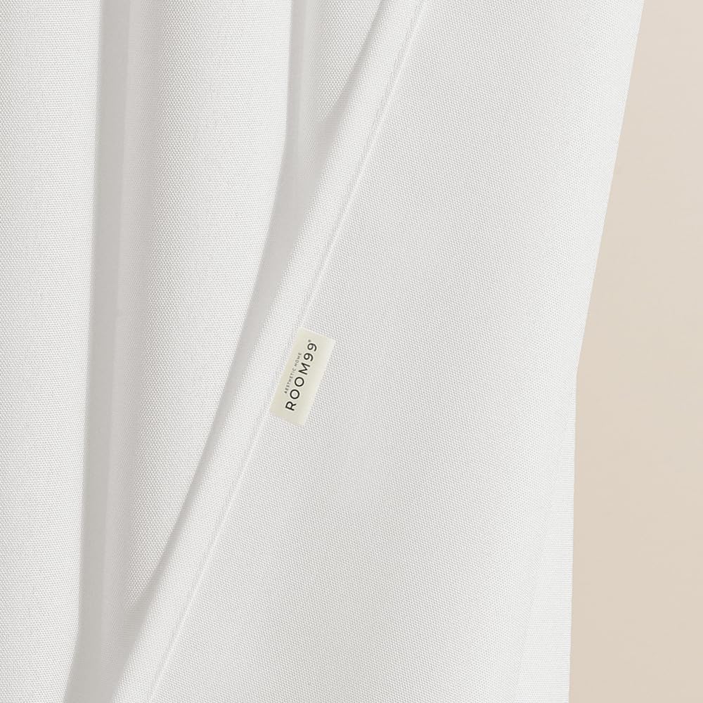 Tenda ROOM99 Aura Oscurante Con Occhielli | 180x250 Cm | Colore Ecru Per Soggiorno E Camera Da Letto