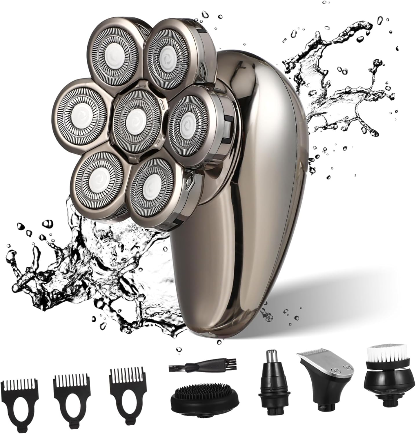 LIFKOME Electric Trimmer for Men Shaver Beard and Nose Hair Removal Machine Portable Razor Rustproof for Grooming