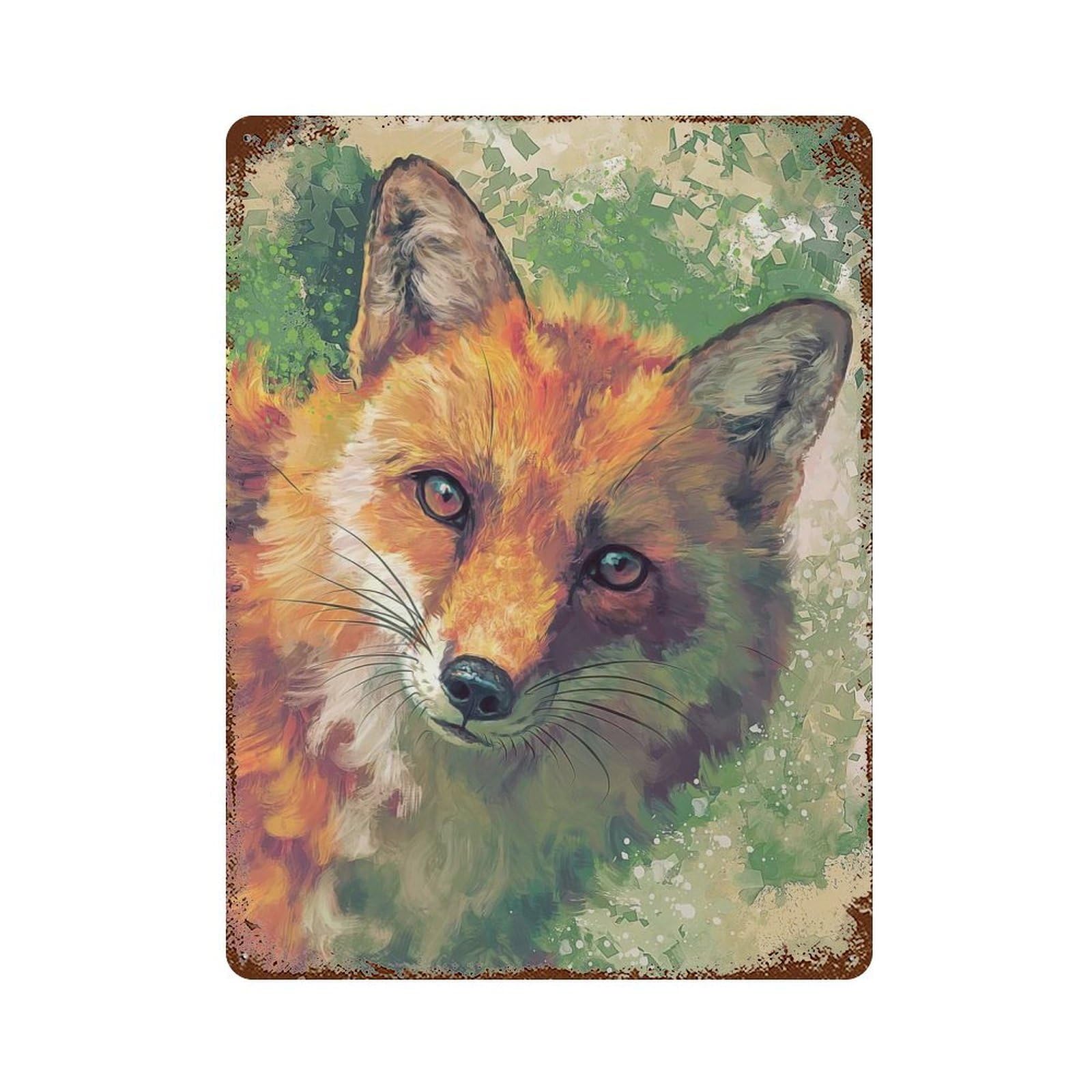 Inari Retro Metal Sign 15.7"x11.8", Farmhouse Wall Decor for Cafe, Home Bar And Lounge Decor