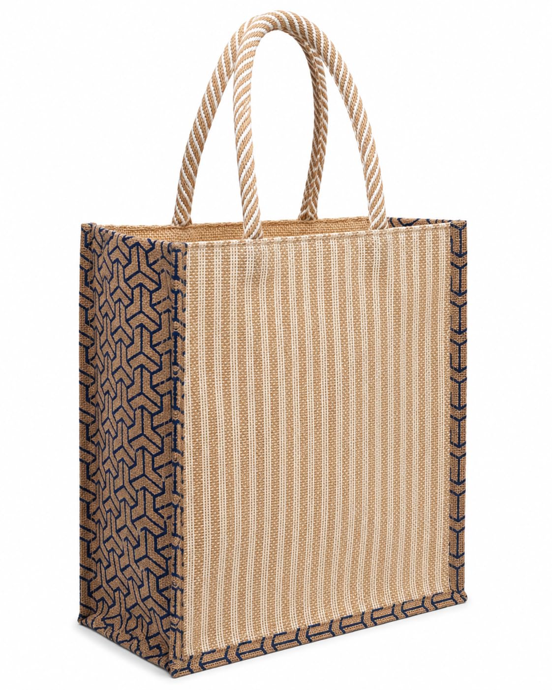 Jute Lunch Bag with Zip | Lunch Box Bag for Office Use | Jute Bag for Lunch Box | Small Jute Bag for Women & Men, Shopping, Grocery & Office Essentials.-picture-50