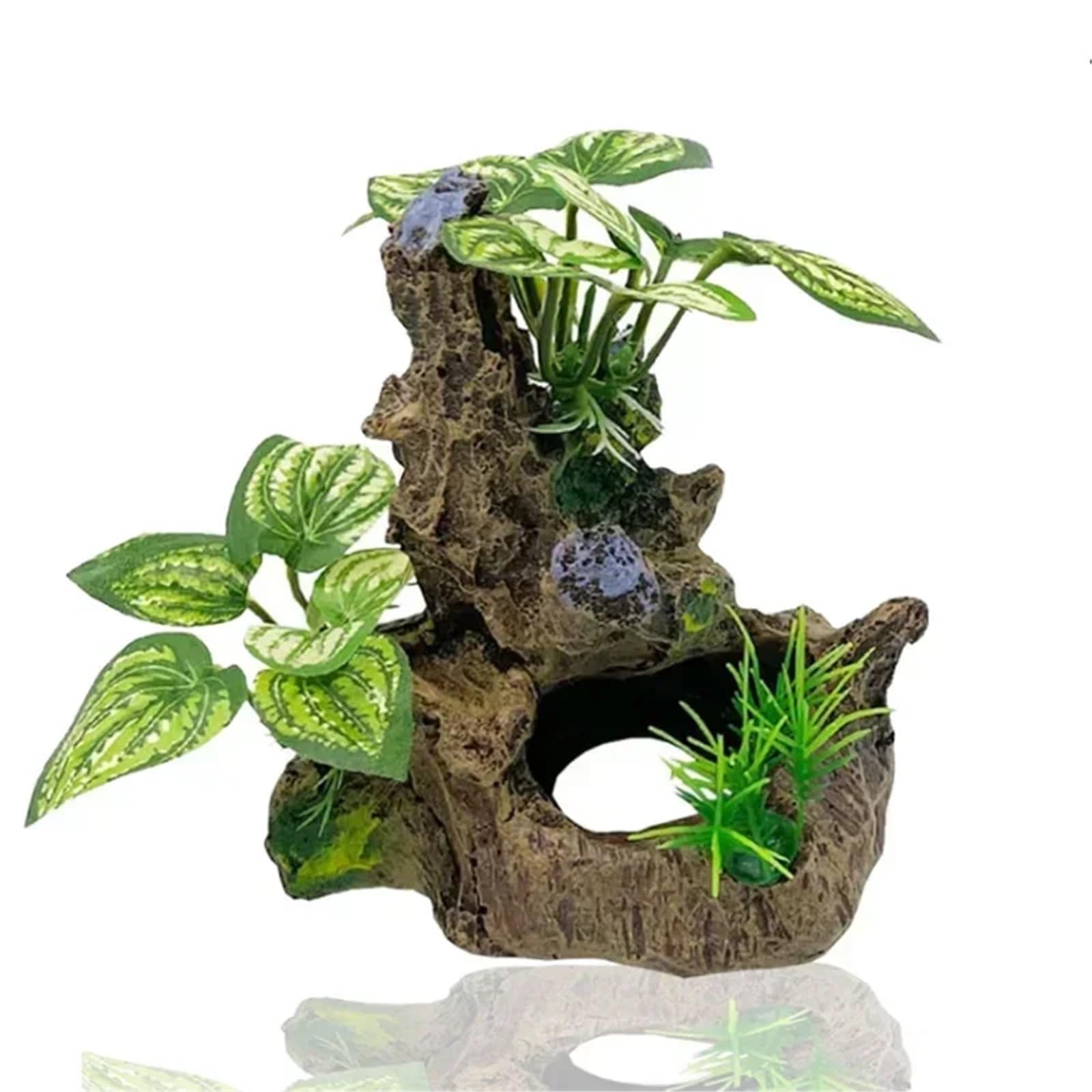 Plantas Artificiales Acuario Decoración de simulación de pecera de Acuario con Hierba submarina(Big Drift)