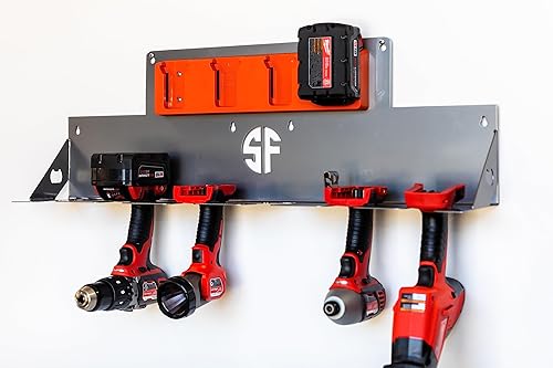 Soporte de herramientas definitivo para herramientas Milwaukee, taladros inalámbricos, impactos, herramientas inalámbricas