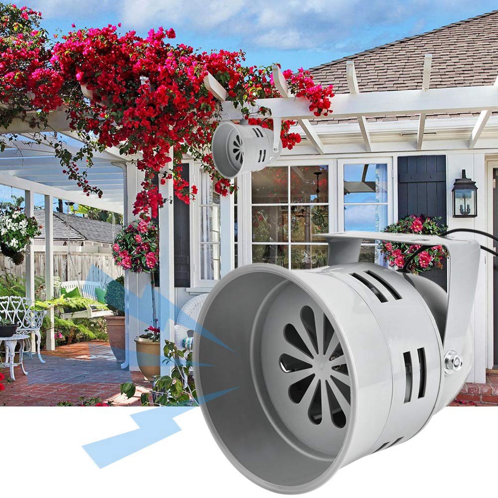 Allarme con motore elettrico 40 W - Clacson ad alta resistenza per avvisi di sicurezza su veicoli di trasporto, cantieri edili e altro ancora