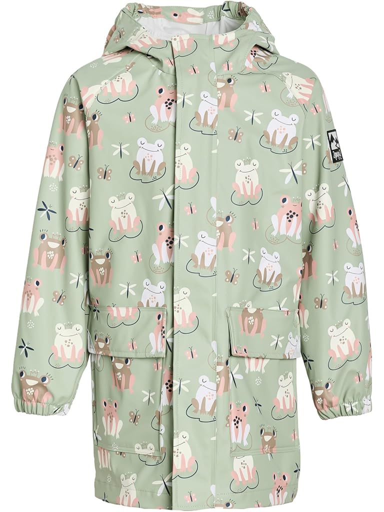 Green Deux par Deux Green Raincoat With Color-Changing Frogs (Toddler/Little Kid)