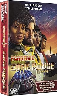 Asmodee Pandemic Zone Rouge - Europe - Un jeu coopératif du Studio Z-Man Games | 2 à 4 joueurs | jeu Pour la famille | Jeu d’environ 30 Minutes | Jeu Pour soirée Familial |Pour Enfants et adultes 8+