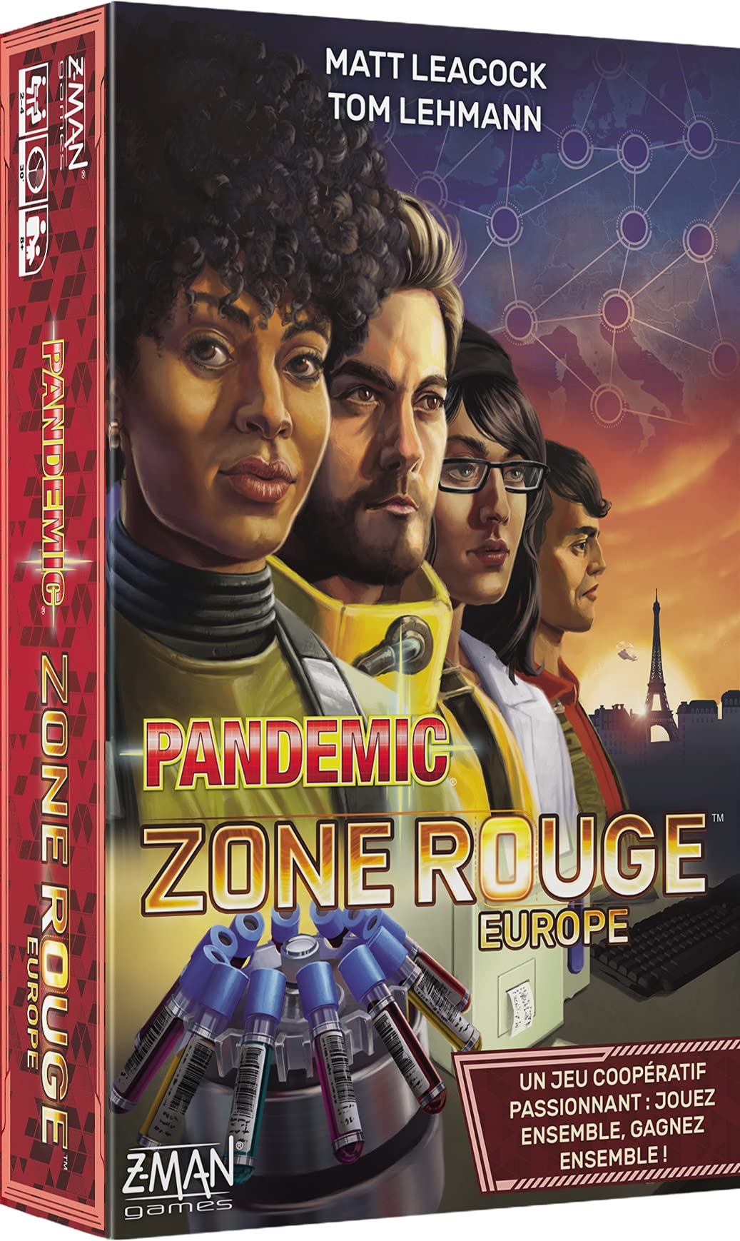 Asmodee Z-​Man Games | Pandemic Zone Rouge : Europe | Jeu de société | Jeu coopératif | A partir de 8 Ans | 2 à 4 Joueurs | 30 Minutes