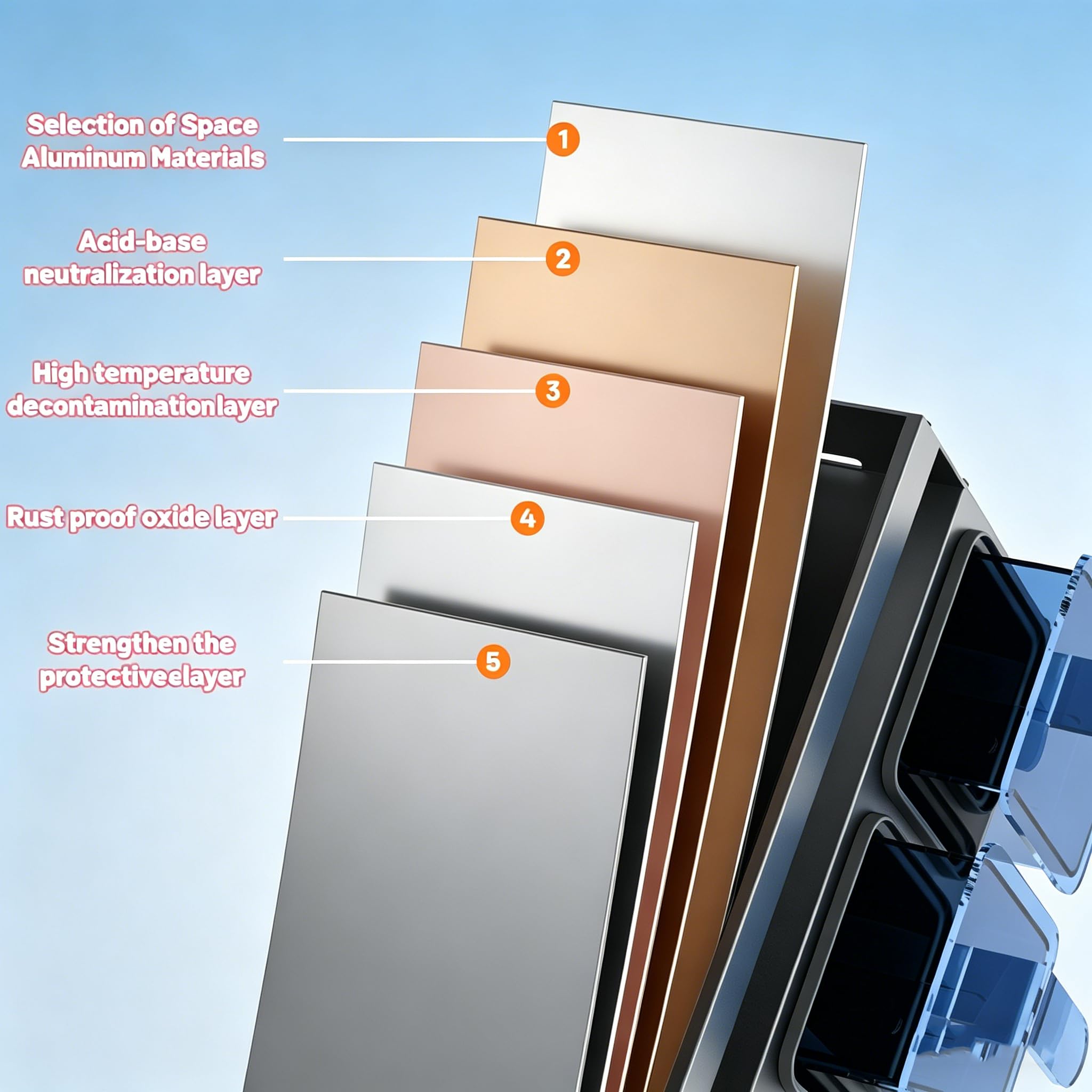 Estante para especias colgante de pared – Estante de especias de doble nivel para puerta de armario y pared, material de montaje (acero al carbono, gris pistola, 3 compartimentos-BY)