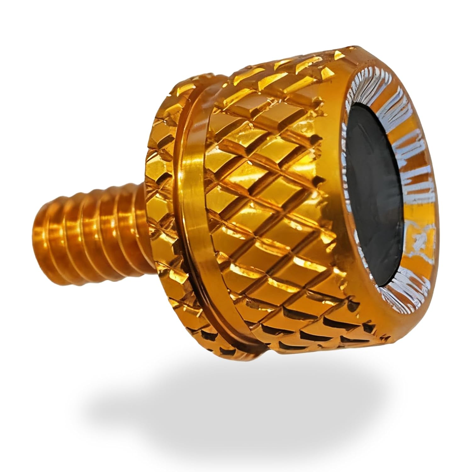 Motorcycle Aluminum Alloy Knurled Fender Rear Seat Bolt Screw 1/4"-20 Thread for Harley Davidson Touring Sportster Softail Dyna CVO Fatbob Electra Glide Street Glide 1996-2025