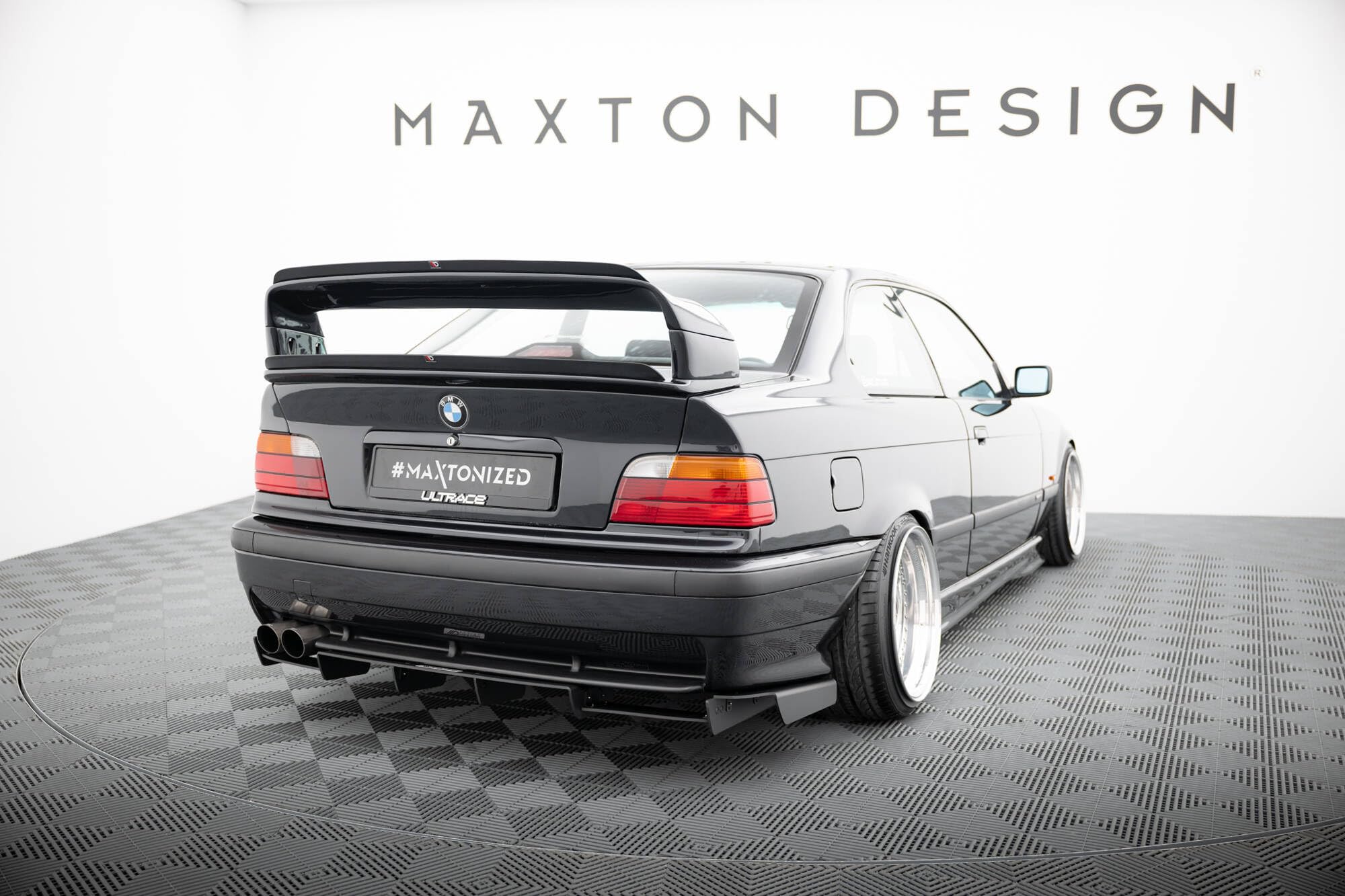 Maxton Design Pro Street Heckdiffusor für BMW E36 M3 Coupe, Cabrio, Limousine mit ABE